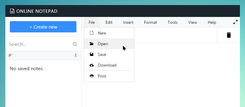 Open text file in Diginfo